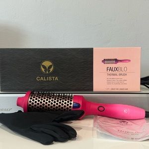 Calista FauxBlo Thermal Brush (Ruby) 1.77” Great For Long Hair